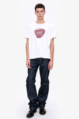 A.P.C. Homme tee-Shirt Blanc