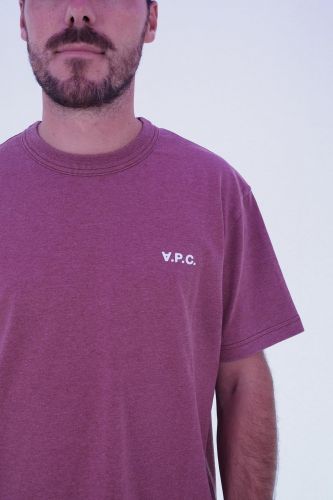 T-shirt boxy bordeaux A.P.C. | Marine