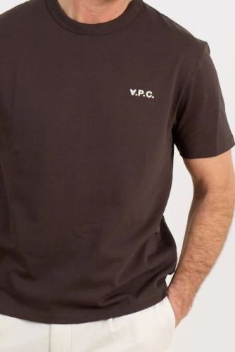 A.P.C. Homme tee-Shirt Brun
