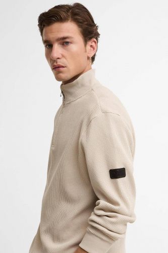 Pull zippé beige BARBOUR | Marine