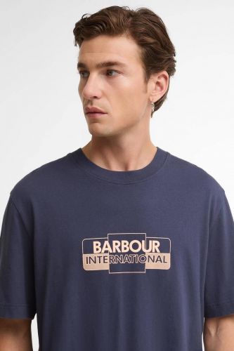 T-shirt graphique bleu marine BARBOUR | Marine
