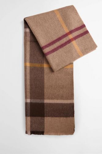 Barbour echarpe Brun