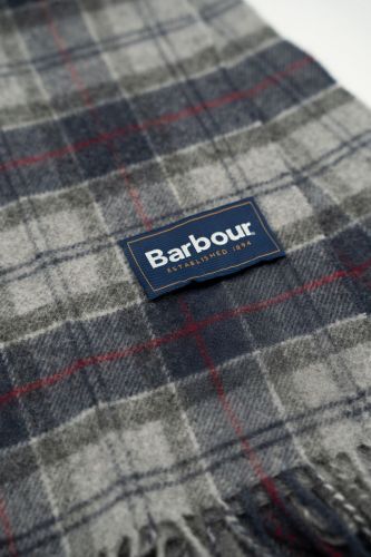 Echarpe à carreaux écossais BARBOUR | Marine