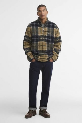Veste polaire tartan BARBOUR | MARINE Auvelais