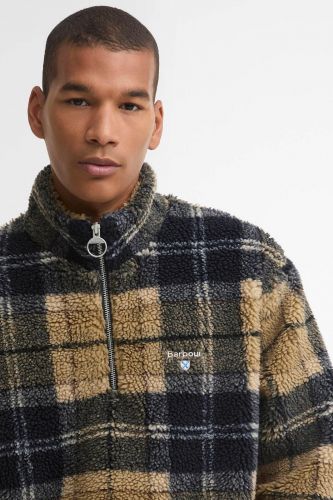 Veste polaire tartan BARBOUR | MARINE Auvelais