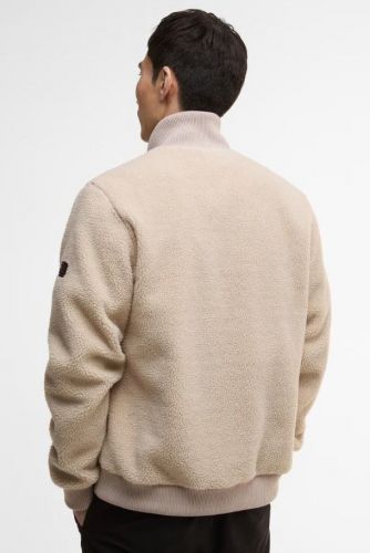 Barbour veste Ecru hommes (Teddy écru zippé avant - L0214 teddy écru uni) - Marine | Much more than shoes