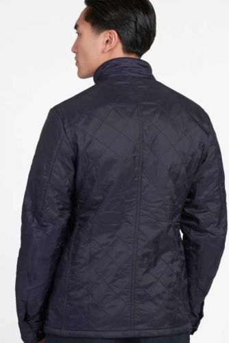Barbour veste Bleu hommes (veste navy matelassée col officier - MQU0365 quilted navy) - Marine | Much more than shoes