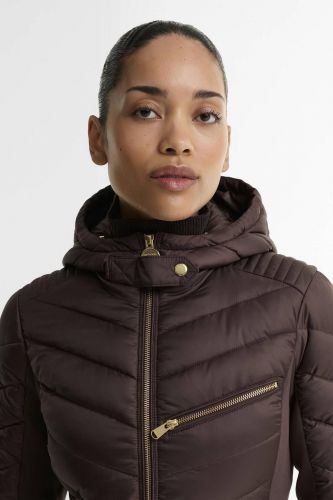 Veste à capuche matelassée brun BARBOUR | MARINE Auvelais