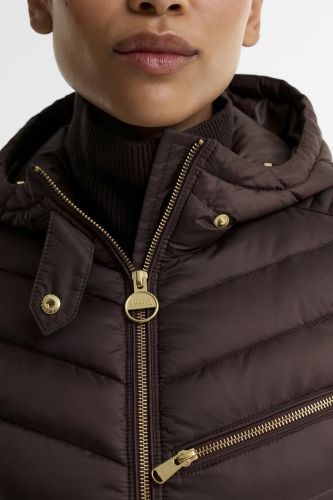 Veste à capuche matelassée brun BARBOUR | MARINE Auvelais