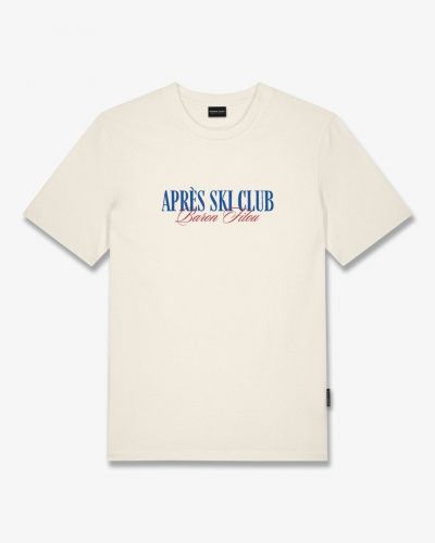 Baron Filou tee-Shirt Beige hommes (Capsule TS APRES SKI CLUB - TS ecru Après Ski Club) - Marine | Much more than shoes