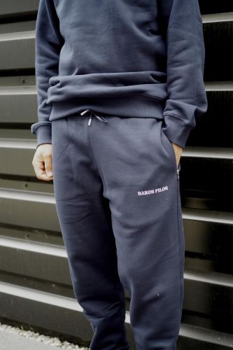 Pantalon sweat bleu marine BARON FILOU | Marine
