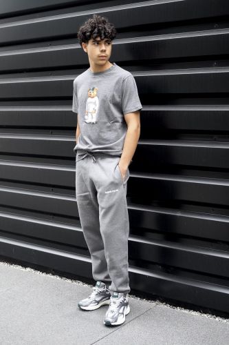 Pantalon matière sweat gris BARON FILOU | Marine