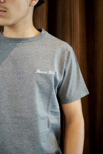 T-shirt gris avec imprimé Avion dans le dos BARON FILOU | Marine