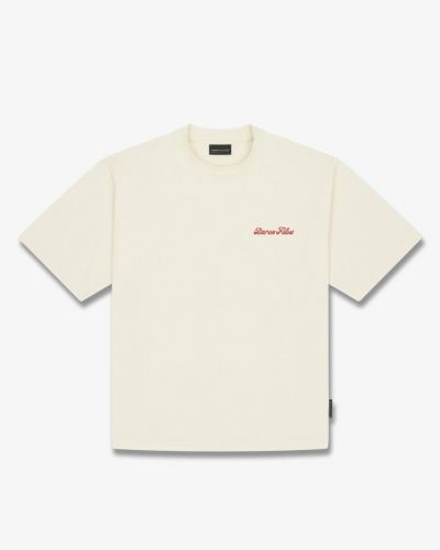 Baron Filou tee-Shirt Ecru hommes (TS Backprint Lobster - TS Backprint Lobster ecru) - Marine | Much more than shoes