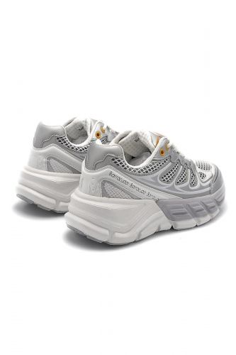 Barracuda basket bas Argent femmes (Sporty métalisée - BD1420 messh argent) - Marine | Much more than shoes