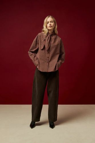 Chemise nouette carreaux BELLEPIECE | Marine Auvelais 