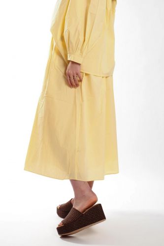 Jupe jaune beurre BELLEPIECE | Marine