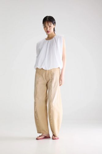 Blouse ballon blanche BELLEROSE | Marine