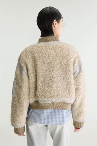 Bomber réversible orange & teddy BELLEROSE | Marine