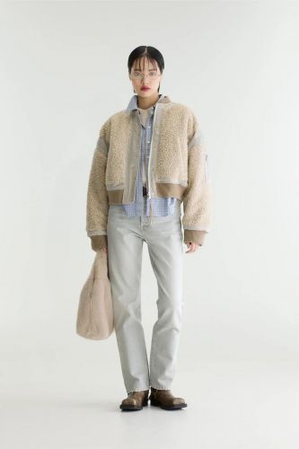 Bomber réversible orange & teddy BELLEROSE | Marine