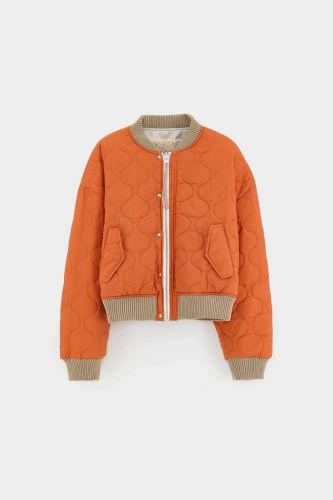 Bomber réversible orange & teddy BELLEROSE | Marine