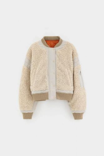 Bomber réversible orange & teddy BELLEROSE | Marine