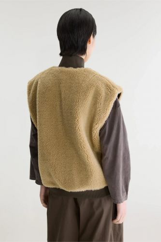 Veste sans manches réversible imprimé léo & teddy BELLEROSE | Marine