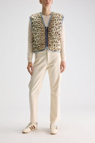 Bodywarmer réversible en denim/léo BELLEROSE | Marine