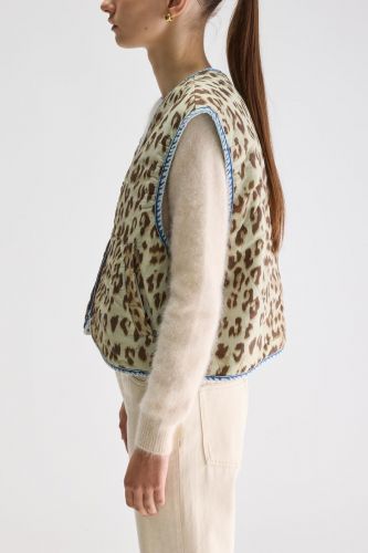 Bodywarmer réversible en denim/léo BELLEROSE | Marine