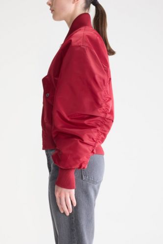 Veste Bomber rouge BELLEROSE | MARINE Auvelais