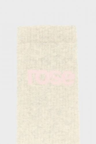 Chaussettes grises et rose clair BELLEROSE | Marine