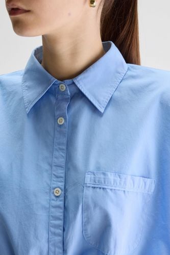 Chemise bleu bas resseré BELLEROSE | Marine