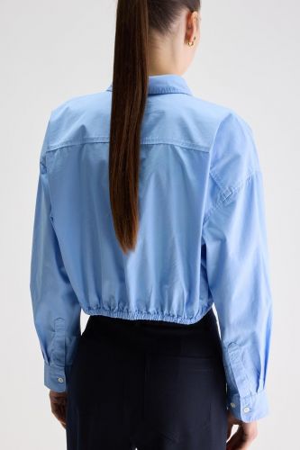 Chemise bleu bas resseré BELLEROSE | Marine