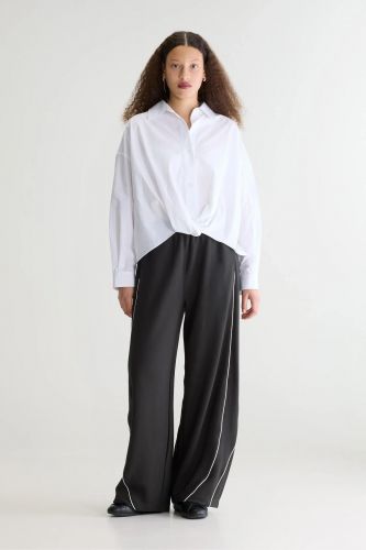 Chemise blanche reprise devant BELLEROSE | Marine