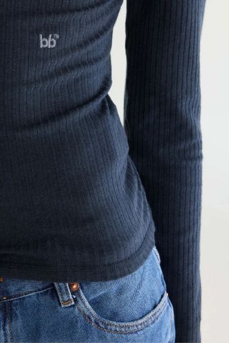 T-shirt en jersey bleu BELLEROSE | MARINE Auvelais