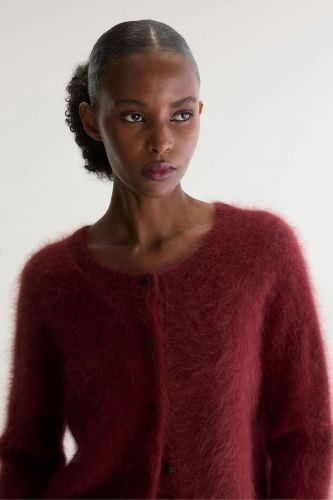 Gilet en mohair bordeaux BELLEROSE | Marine