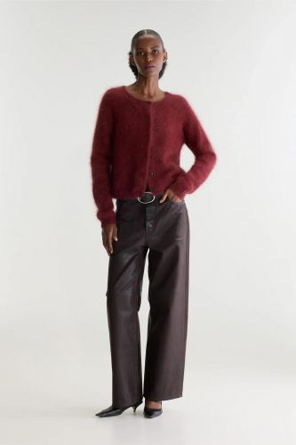 Gilet en mohair bordeaux BELLEROSE | Marine