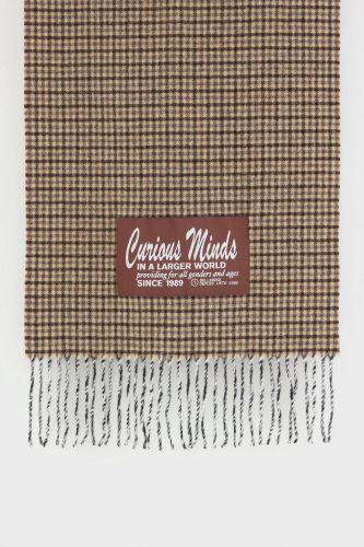 Écharpe à carreaux marron et beige BELLEROSE | MARINE Auvelais
