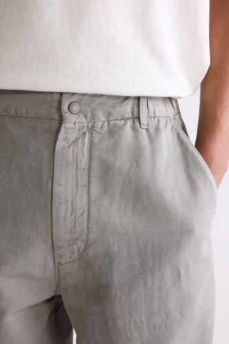 Bellerose Homme pantalon Gris hommes (Pantalon tappered - PAYNT 61 elastique taille arri) - Marine | Much more than shoes