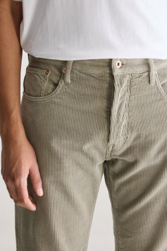 Pantalon en velours côtelé kaki BELLEROSE | Marine