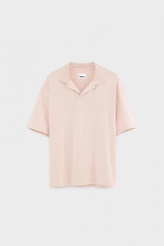 Bellerose Homme polo Rose hommes (Polo basic - FORST rose clair uni) - Marine | Much more than shoes