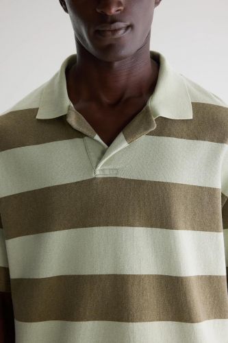 Bellerose Homme polo Kaki hommes (Polo rugby à manches courtes - FORST kaki/vert d'eau) - Marine | Much more than shoes