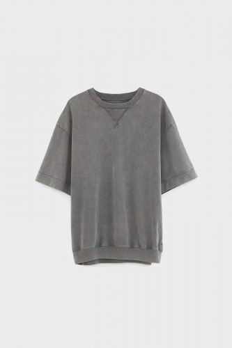 Bellerose Homme tee-Shirt Gris hommes (Tshirt jersey - FANTOM coton gris clair) - Marine | Much more than shoes