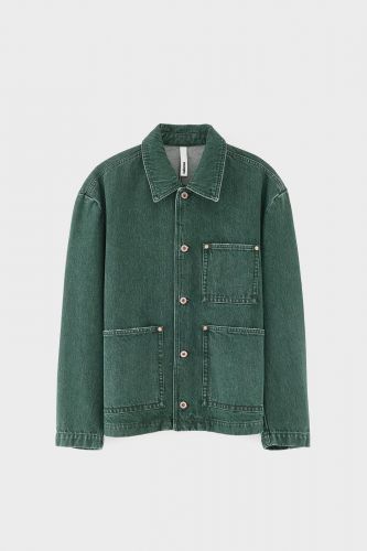 Bellerose Homme veste Vert hommes (Veste denim vert - KADILLAC 61) - Marine | Much more than shoes