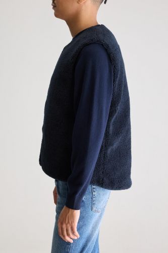 Veste sans manches bleu BELLEROSE | Marine