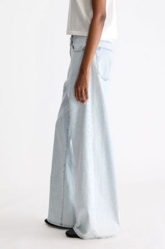 Bellerose pantalon Jeans femmes (Jeans bleached blue - KANSAS taille basse) - Marine | Much more than shoes