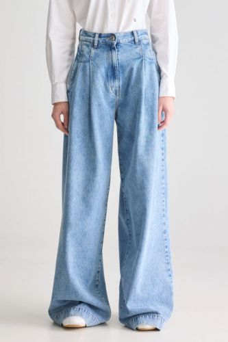 Jeans bleu à pinces BELLEROSE | Marine