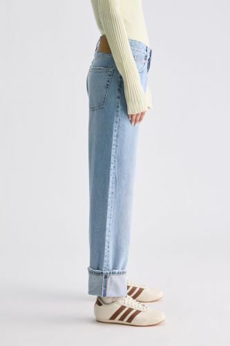 Jeans boyfriend à revers BELLEROSE | Marine