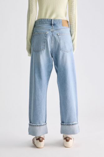 Jeans boyfriend à revers BELLEROSE | Marine