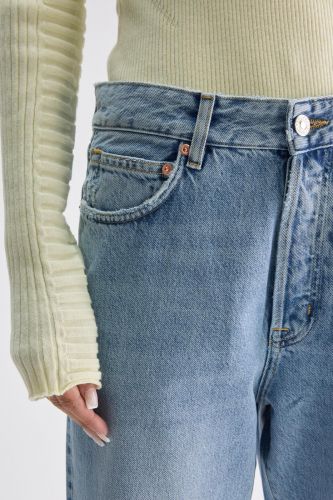 Jeans boyfriend à revers BELLEROSE | Marine